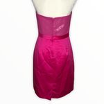 Alfred Angelo  strapless fuchsia party bridal dress size 10 sequins Barbie Prom Photo 9