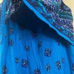 Erika Sleeveless Size Medium Boho Maxi Blue Flowy Dress Cottagecore Photo 4