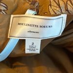 Moulinette Soeurs Anthropologie 100% Silk Strapless Floral Mini Dress Size 2 Photo 5