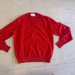 Ale By Alessandra imported exclusively from italy  At Alexander red  100 % wool red size L Photo 10