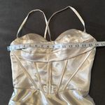 Women’s Full Length Prom Party Dress Criss Cross Straps Leg Slit Size 2 Photo 11