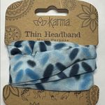 Karma Gifts Thin Headband, Blue Shades #1054 Photo 0