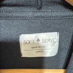 Soft Serve Clothing The Original Cloud Cotton Hoodie Size Large Black Photo 1