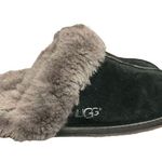 UGG  Scuffette II Shearling Lined Slip On Slippers Black Size 7 Photo 4