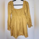 Bohme NWT ELLISON MINI DRESS IN MUSTARD Photo 5