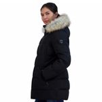 Nautica Women’s Heavy Puffer Jacket with fur Photo 1