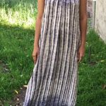 Blue And Tan Tiedye Maxi Dress Size XS Photo 1