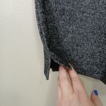 Talbots  Wool Blend Top Women Medium Faux Leather Sleeve Edgy Glam Rock Night Out Photo 1