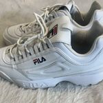FILA Disruptor II Sneaker Shoes, White/Navy/Red Size 12 Photo 0