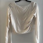 Aritzia Wilfred Cream Long Sleeve Top Photo 2