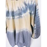 Club Monaco Fairy Boho Silk Tie Dye Blouse Small Earthy Lagenlook Whimsical Photo 4