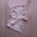 Tart Crochet Shorts  Beige Size M  Lightweight Pull One Photo 15