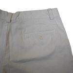 Ralph Lauren Sport Women's 4 White Chino Shorts with Navy Polo Pony Photo 3