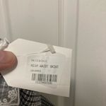 Sadie and Sage  Black Navy & White Gingham A-Line High Waisted Mini Skirt Photo 2