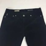 AG Adriano Goldschmied AG Jeans Premiere Skinny Straight Leg Corduroy Stretch Cotton Navy Size 27 Photo 1