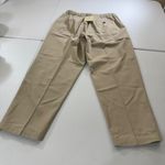 L.L.Bean Y2k NWT Womens 16p Khaki Pleated 100% Cotton Wrinkle Resistant Pants Photo 8