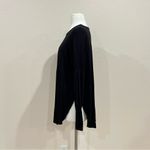 Red Lolly Black Tunic with Gold Sparkly Reindeer Size Large Photo 3