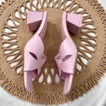 ZARA  Pink Mid Block Heel Sandals Size 36 3328/910/050 Photo 5
