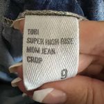 Eunina Boutique Tobi Super High Rise Mom Jean Crop Acid Washed Denim Jeans Photo 8