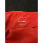 Los Ojos Pants Womens Small Orange High Rise Pocket Leggings Athletic Yoga Gym Photo 5