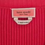Kate Spade  New York Sweater Dress Rose Pink Cotton Silk Blend Size S Photo 4