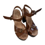 Candie's  y2k platform‎ heel brown 6 Photo 0