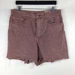 Rag and Bone Maya High-Rise Shorty Shorts Light Plum Size 31 Photo 13