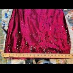 Endless Rose M Sequined Pink Silver Mini Slip Dress Photo 9