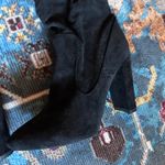 Thigh High Heeled Boots Black Gold Size 9 Photo 4