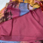 Chelsea & Violet  silk colorful dress size M Photo 12