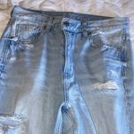 American Eagle Womens  Light Ripped Jeans Photo 6