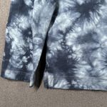 Old Navy  Shirt Womens Medium Blue Tie Dye Long Sleeve Cotton Crewneck Casual Top Photo 1