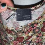 Sparkle & Fade Floral Scoop Neck Dress Photo 6