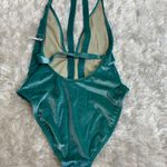 Out From Under NWOT Velour 1 Pc Swimsuit Sz Small Seafoam Green Photo 3