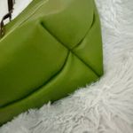 PORTLAND LEATHER | Super Unicorn Green Apple Zipper Dark Brown Handles | Medium Photo 3