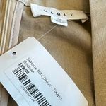 Mable Simone Mini Dress Taupe Linen Blend Neutral Size Medium Women's NWT Tan Photo 7