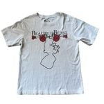 Disney Beauty and the Beast Shirt Womens Small White Photo 0
