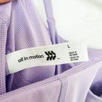 All In Motion NWT All In Motion Active Romper Purple Size L Minimalist Athleisure Sportswear Photo 5