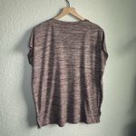Athleta Heathered Brown Relaxed Breezy Tee T-Shirt Photo 4