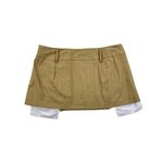 ASOS - Pleated Micro Mini Skirt in Tan Photo 3