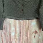 Norton Mcnaughton  Petites 90’s Vintage Brown Dot Print Button Front Blouse Photo 4