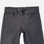 HIGH Use Womens Black Pants Trousers Slim Leg Ankle Cuffed D Ring Detail Size 27 Photo 1