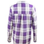 Woodland Creek Women's Long Sleeve Purple Plaid Shirt, XL Photo 1