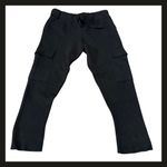 ZARA  Knit Women’s Black Heavyweight Cargo Joggers Pants Size S Pull On. EUC Photo 0