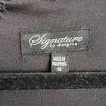 Signature by Sangria Black Lace Dress Cocktail Party Formal Wedding Guest Sz 12 Photo 2