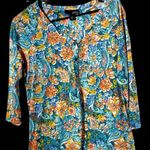 Erika  multi color Blouse size large Photo 0