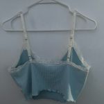 H&M  New Baby Blue Divided Crop Top  Photo 2