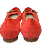 AGL Monika Ballet Flats Womens 14 Orange Patent Leather Cap Toe Feminine Italy Size 13 Photo 9