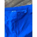 Lands' End  Women's Blue Snap Front Pockets Elastic Waistband Shorts Size 10 Photo 3
