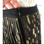 Anthropologie  Soho Mini Skirt by Harlyn, pleated tiered in black  size medium Photo 7